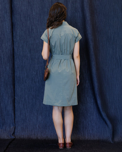 Downeast Field Trip Dress in floral print, sleeveless design with a flowy silhouette, perfect for casual outings.