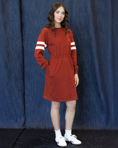 Downeast Campus Dress featuring a stylish, casual design with a comfortable fit, perfect for everyday wear.