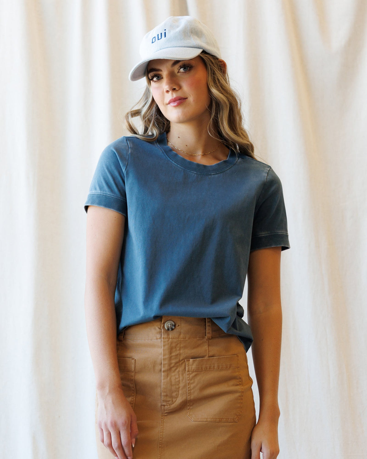 Downeast Your Favorite Tee, casual tops, soft fabric, in a classic fit with short sleeves and a crew neckline.