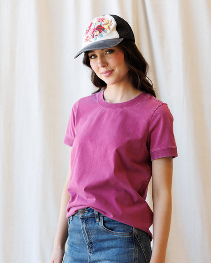 Downeast Your Favorite Tee in soft fabric, featuring a classic fit and short sleeves, displayed on a neutral background.