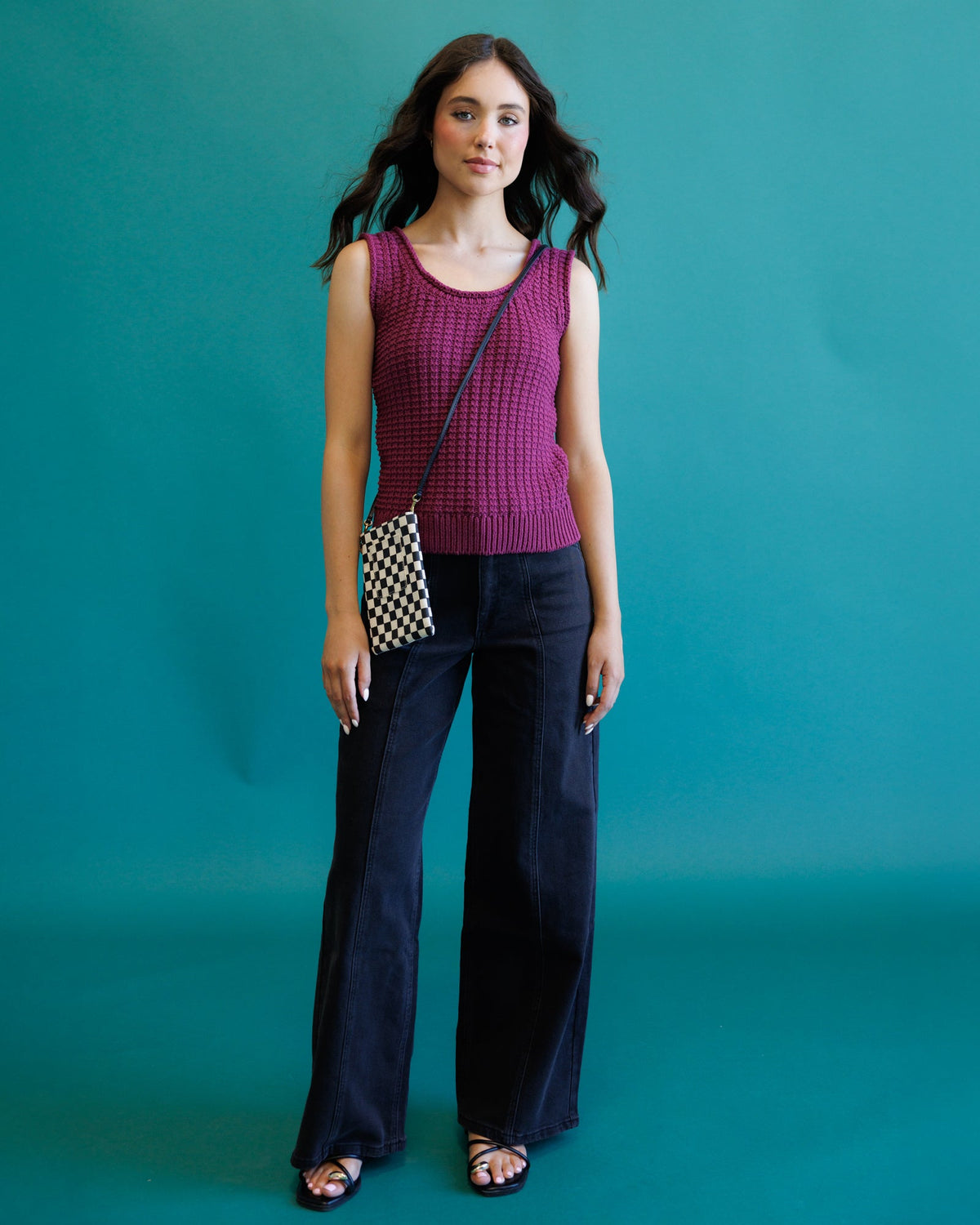 Downeast Invested Vest sweater, front view, soft knit fabric, fitted design, in neutral color, casual style for layering.