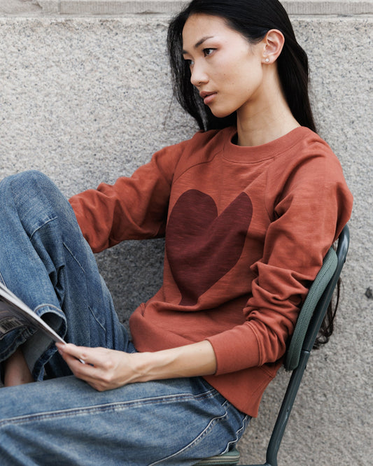 Downeast Old School Crew top in cozy, casual style, featuring a relaxed fit and classic design, ideal for everyday wear.
