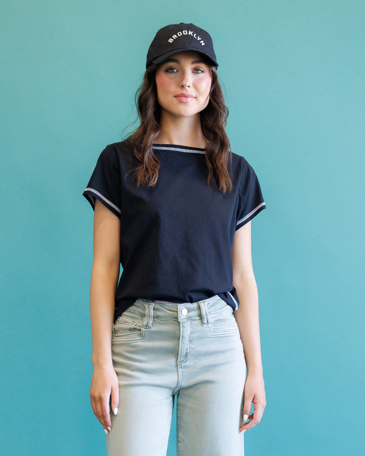 Downeast Major Score Top, women's casual blouse with relaxed fit and stylish design, featuring soft fabric and versatile style.
