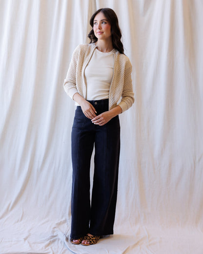 Downeast Signature Sweater Jacket, cozy knit sweater with a stylish design and comfortable fit, shown in the product image.