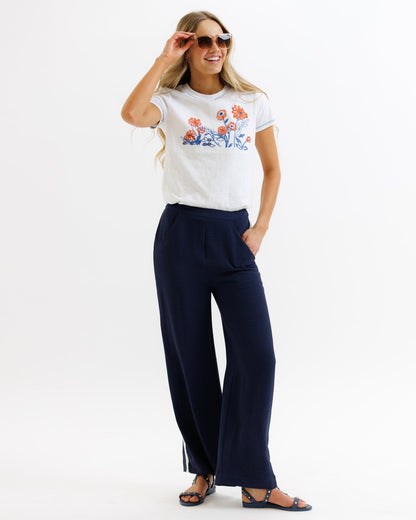 Downeast Parisian Pant in stylish pants with a tailored fit, showcasing their classic design and versatile style.