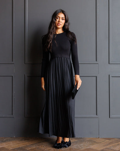 Downeast Soho Satin Dress in a stylish, flowing satin fabric, featuring a sleeveless design and elegant fit.