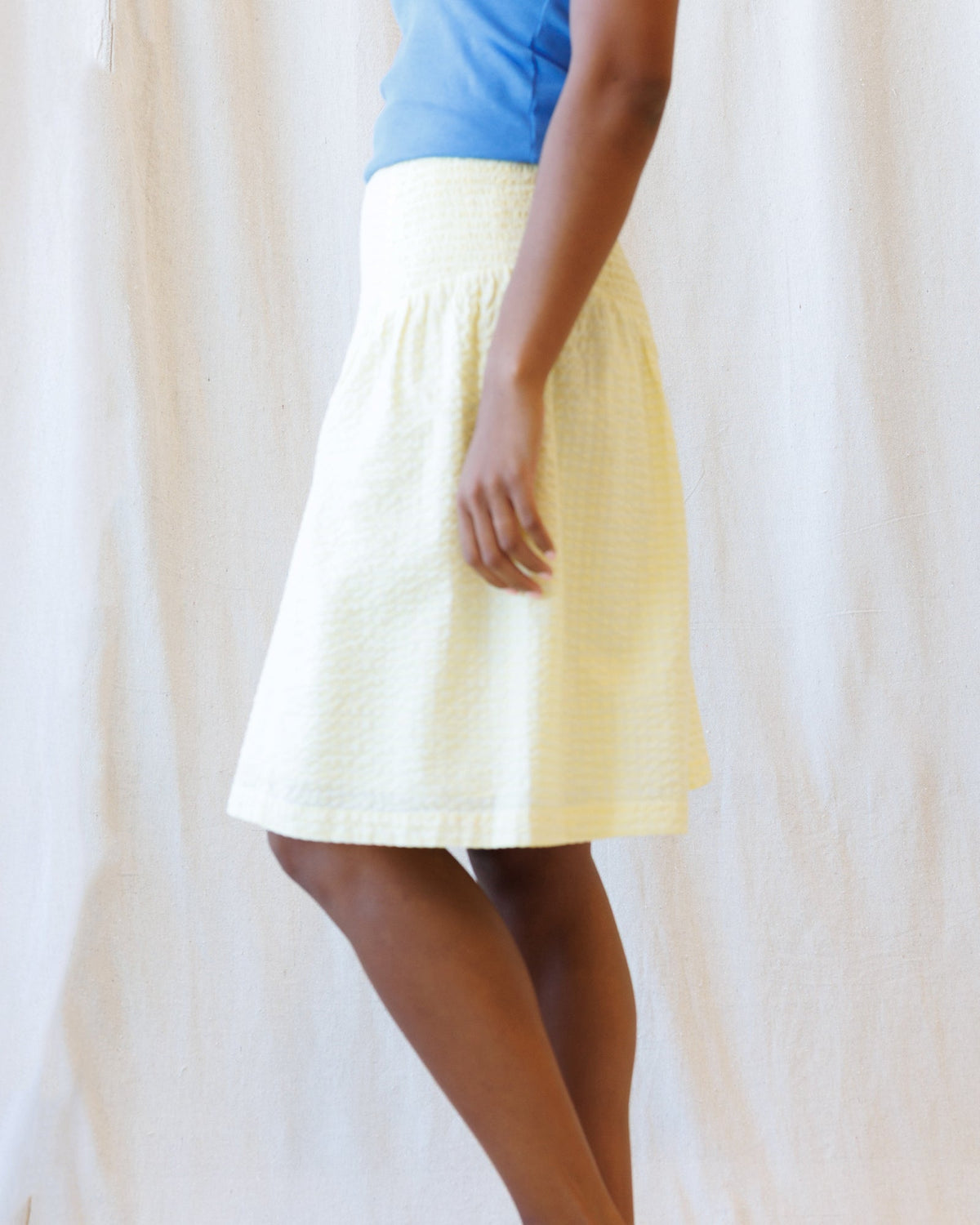 Downeast Off The Clock skirt in a stylish design, shown in a full-length view with a flattering fit and comfortable fabric.