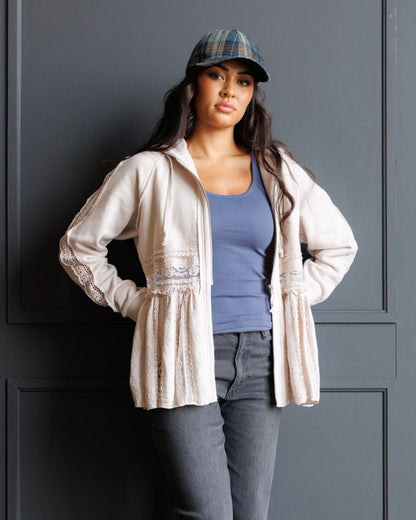 Downeast Hometown Hoodie, cozy outerwear with a comfortable fit, featuring a soft fabric and casual style.