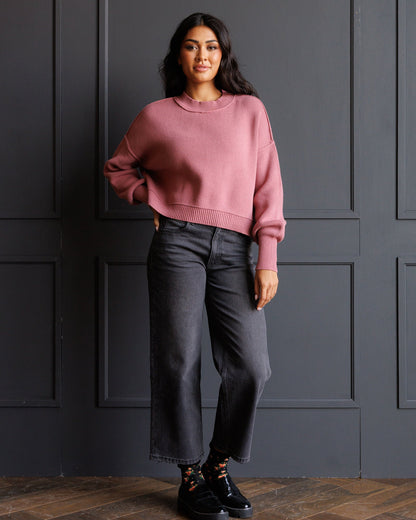Downeast The Best Sweater in cozy knit, featuring a relaxed fit and versatile style, shown on a mannequin.