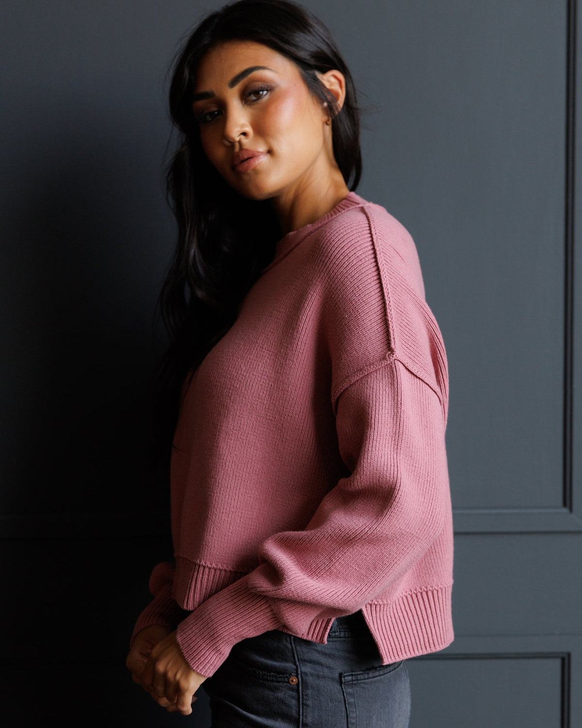 Downeast The Best Sweater in cozy knit fabric, featuring a classic crewneck and soft, comfortable fit.