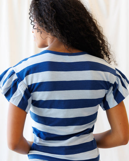 Downeast Charisma Tee, a stylish women's tops, featuring a comfortable fit and soft fabric in a versatile design.