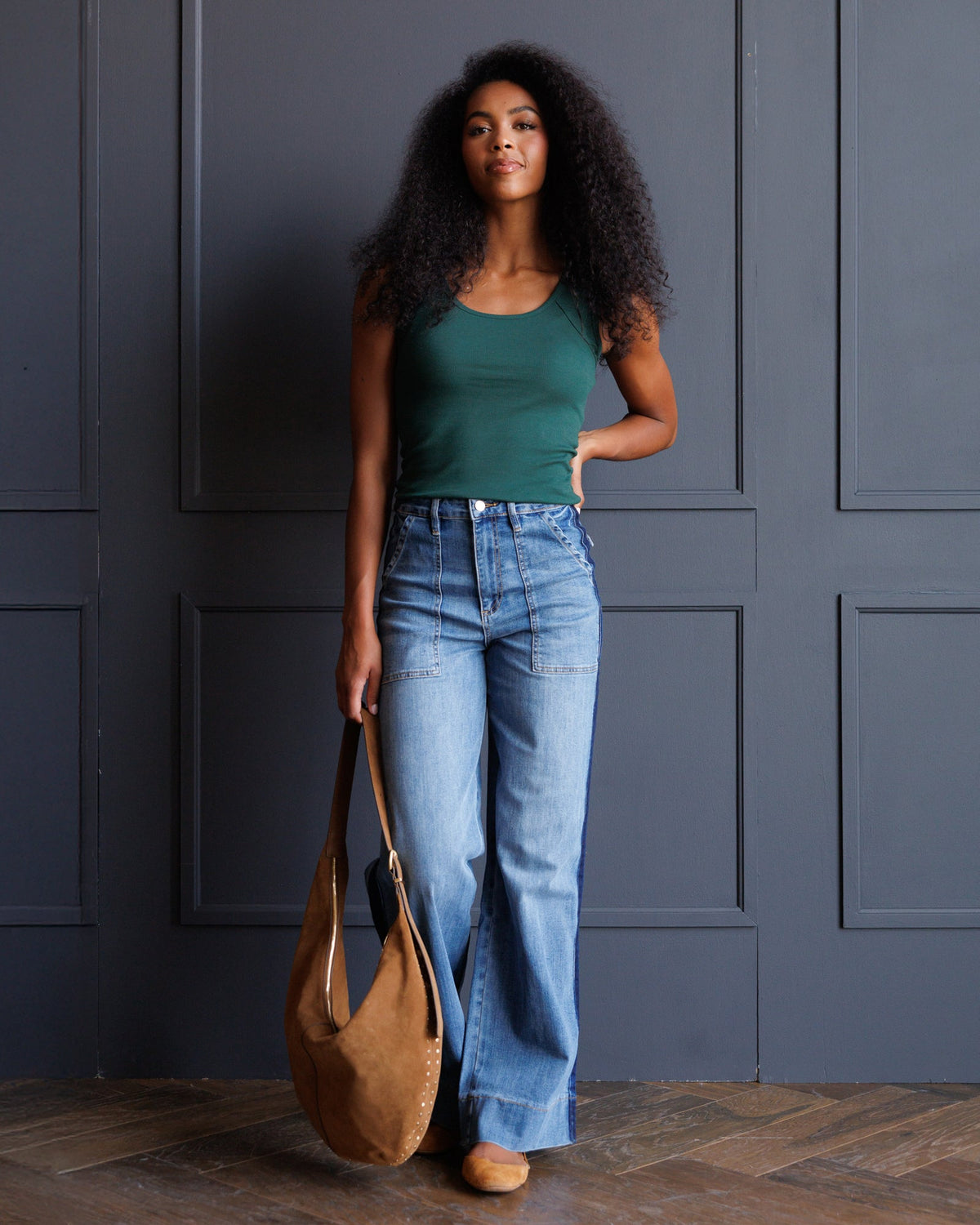 Downeast everyday tank top in soft fabric, sleeveless design, light color, casual style, perfect for everyday wear.