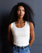 Downeast Everyday Tank top in soft fabric, sleeveless design with a relaxed fit, perfect for casual wear.