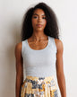 Downeast Everyday Tank top in a neutral color, sleeveless casual tops, lightweight and comfortable for everyday wear.
