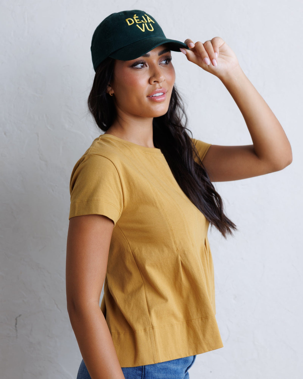 Downeast Portland peplum top in a stylish design, featuring a fitted bodice and flared hem, perfect for casual or dressy occasions.