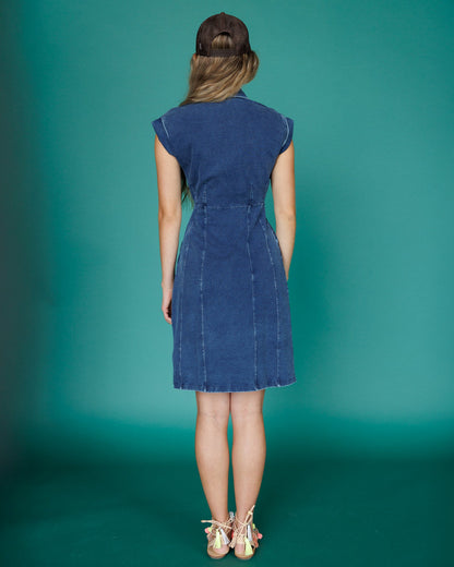Downeast Brocante Dress featuring a floral pattern, lightweight fabric, and a flattering fit, perfect for casual or semi-formal wear.