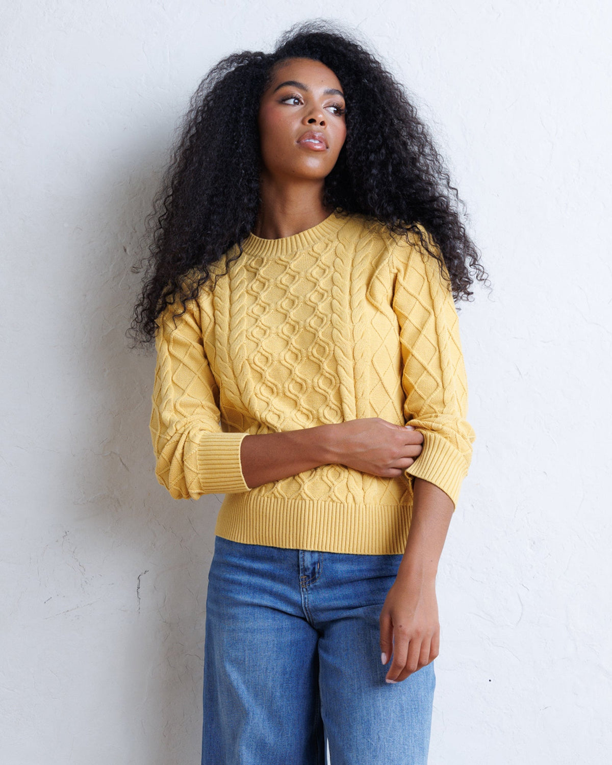 Downeast Glow On Sweater in cozy knit fabric, featuring a relaxed fit and stylish design, perfect for casual wear.