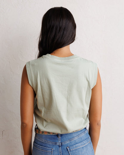 Downeast Your Favorite Tank top in soft fabric, featuring a relaxed fit and sleeveless design, perfect for casual wear.