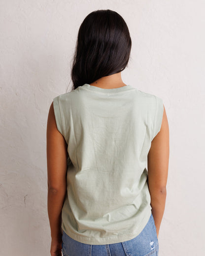 Downeast Your Favorite Tank top in soft fabric, featuring a relaxed fit and sleeveless design, perfect for casual wear.