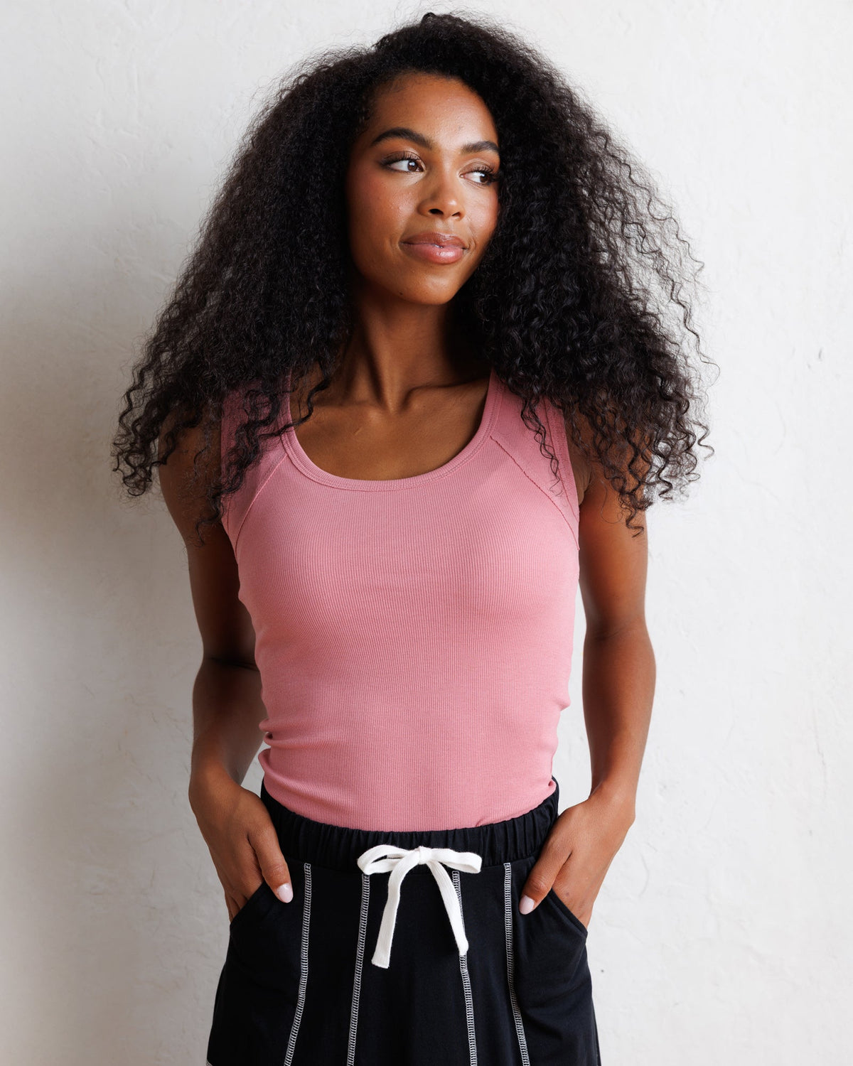 Downeast everyday tank top in soft fabric, sleeveless design, and casual fit, perfect for layering or warm weather wear.
