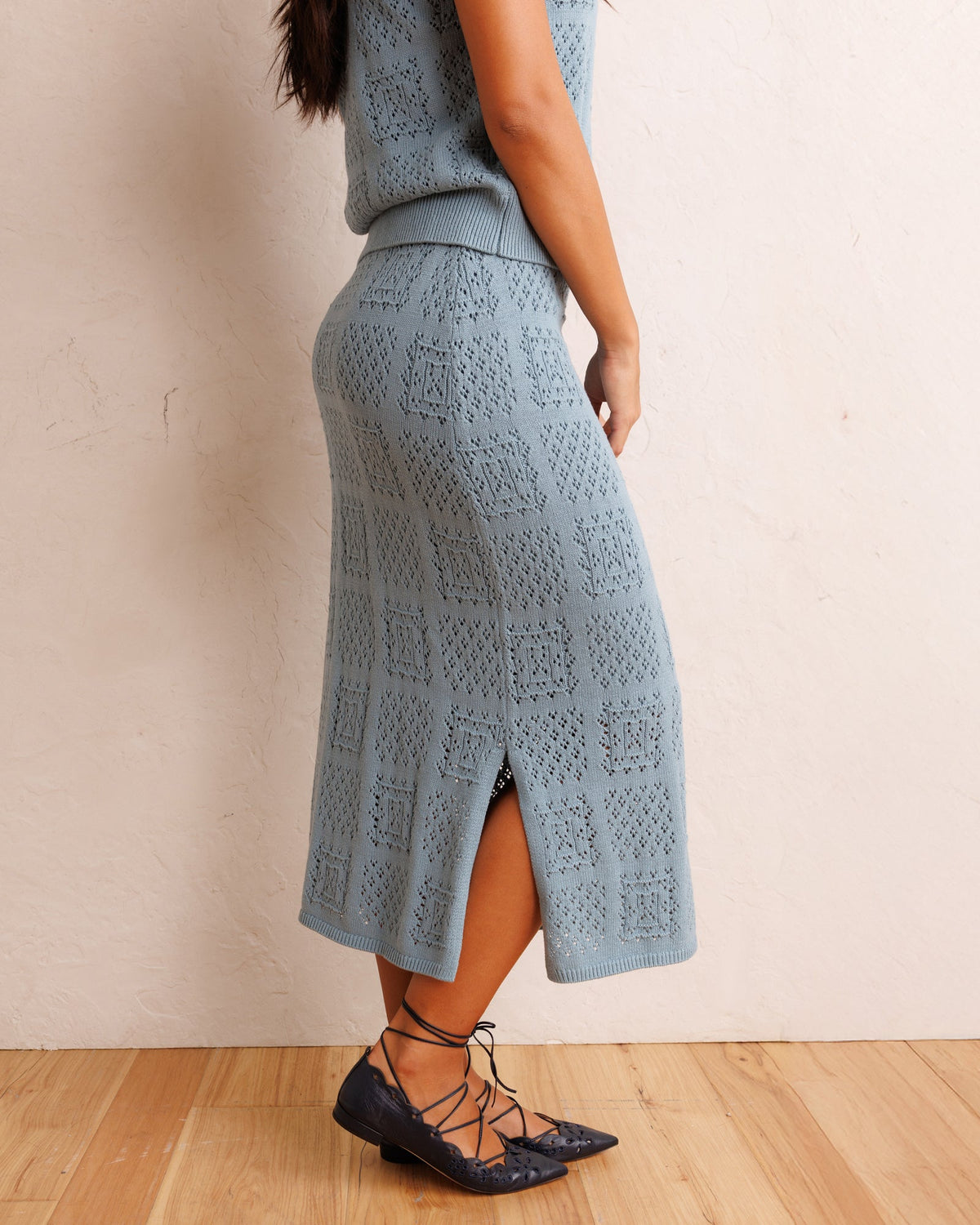 Downeast Frame-Worthy skirt in a stylish design, displayed flat with detailed fabric texture and vibrant color.