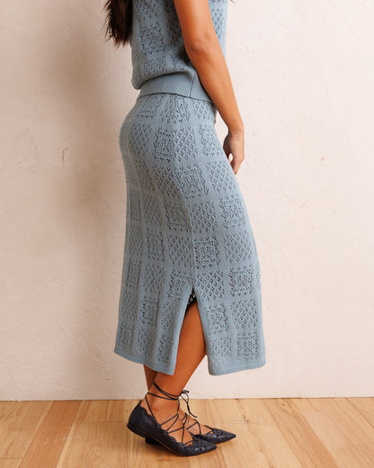 Downeast Frame-Worthy skirt in a stylish design, displayed flat with detailed fabric texture and vibrant color.