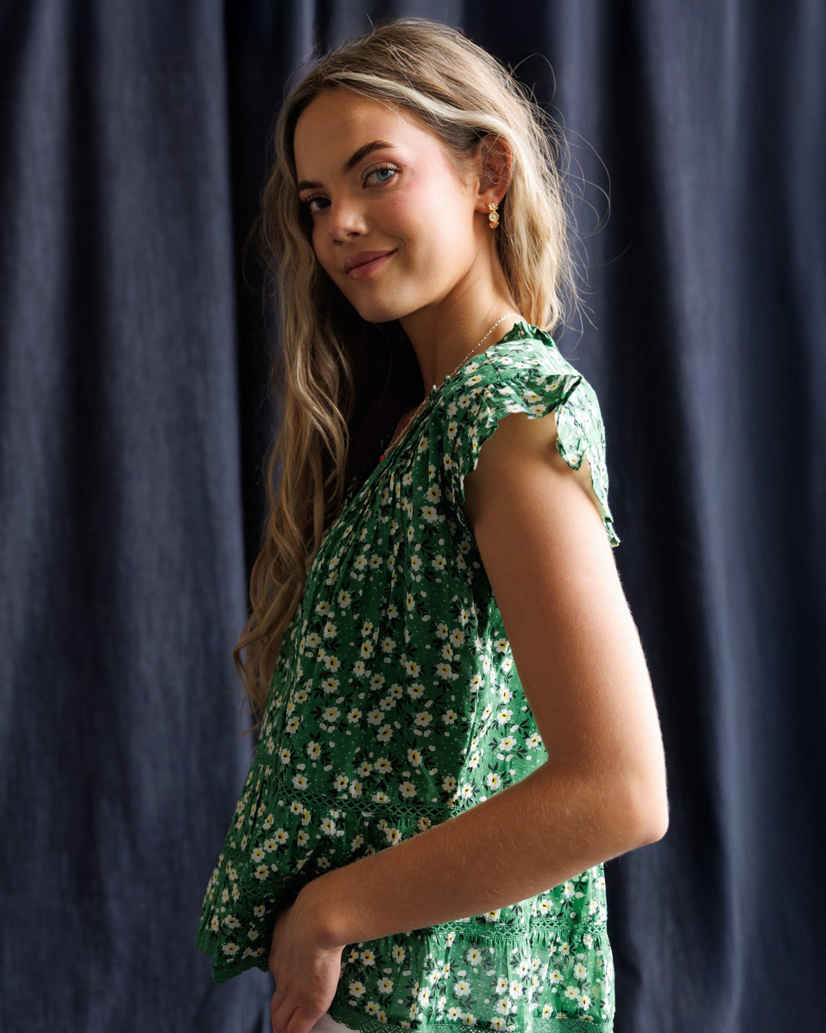 Downeast Glow Ahead Top featuring a stylish, comfortable design with a soft fabric and vibrant color, perfect for casual wear.