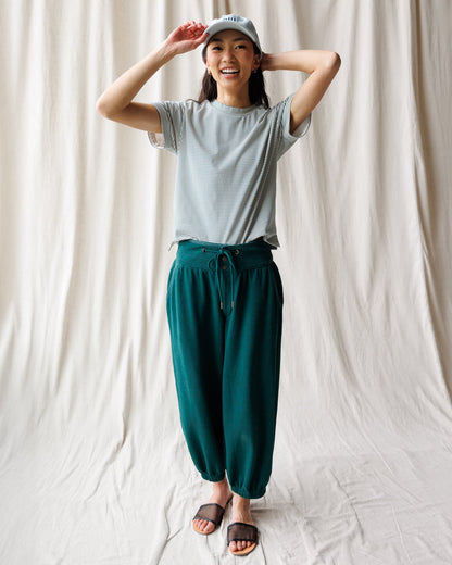 Downeast Fundamental Tee in soft cotton, featuring a classic crew neck and short sleeves, perfect for casual wear.