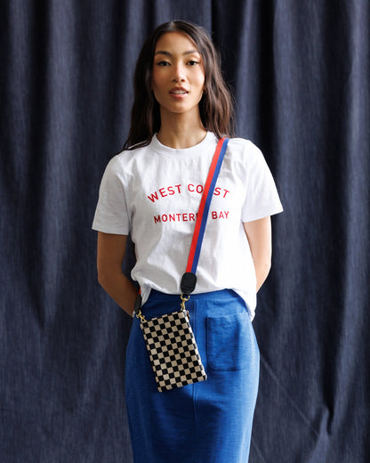 Downeast Monterey Bay Tee, casual short-sleeve top in soft fabric, featuring a relaxed fit and nautical-inspired design.