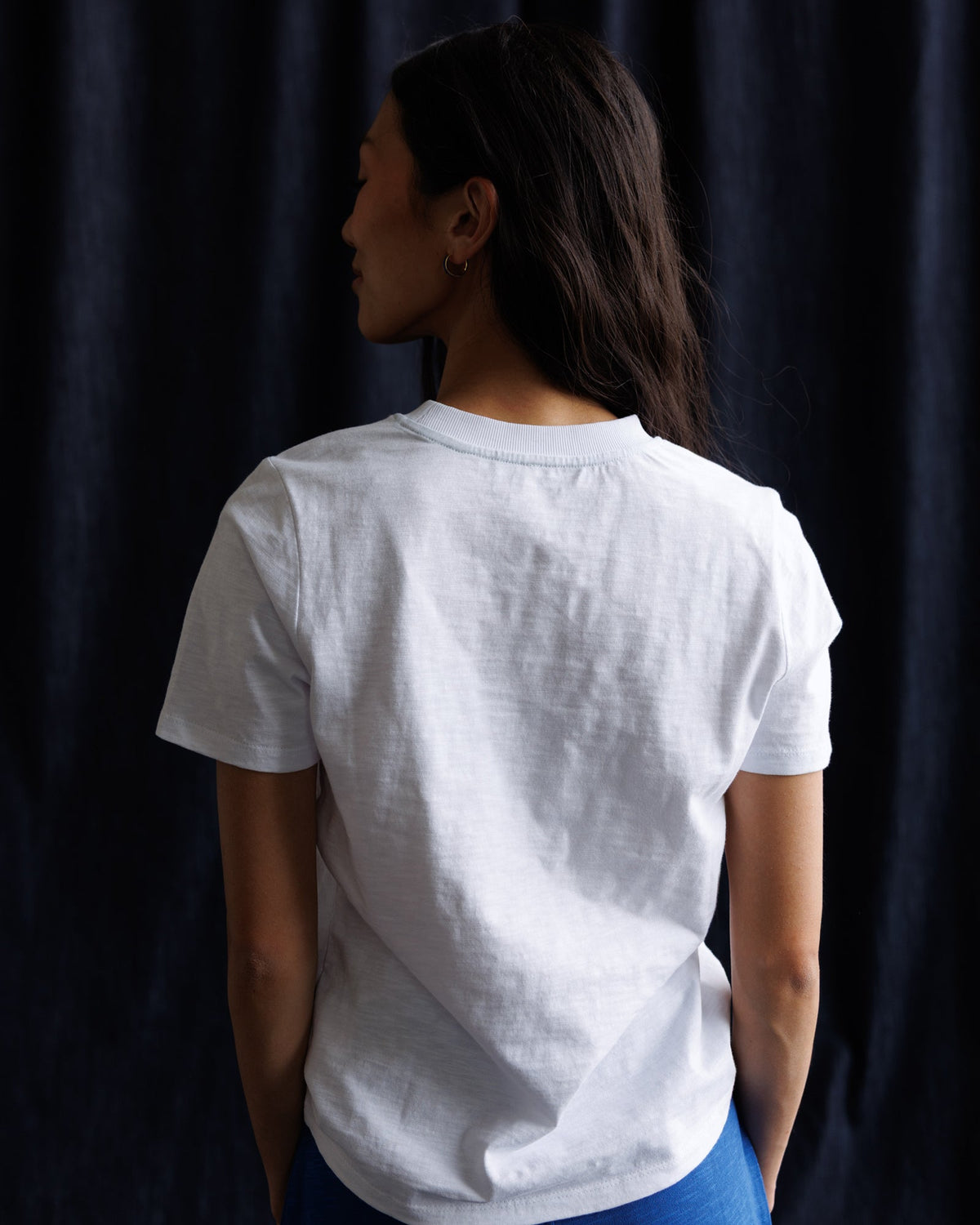 Downeast Monterey Bay Tee in soft fabric, featuring a casual fit and classic neckline, perfect for everyday wear.