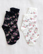 Downeast Le Cute sock set featuring colorful, patterned cotton socks displayed in a neat arrangement.