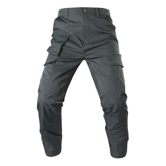 Men's slim-fit stylish workwear trousers for outdoor activities, featuring a practical design and durable fabric