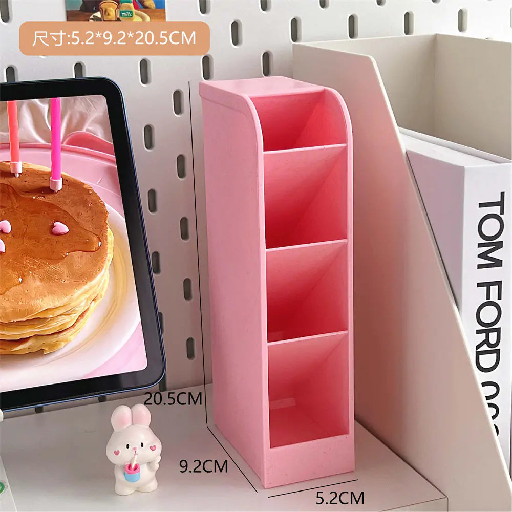 Korean Cute Desktop Storage Organizer with Four Slots
