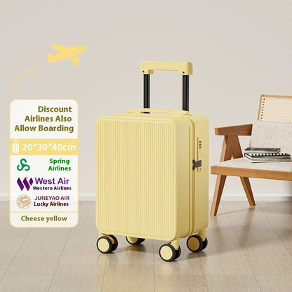 Men's and women's trolley case zipper suitcase by My Store, shown in a durable travel luggage design