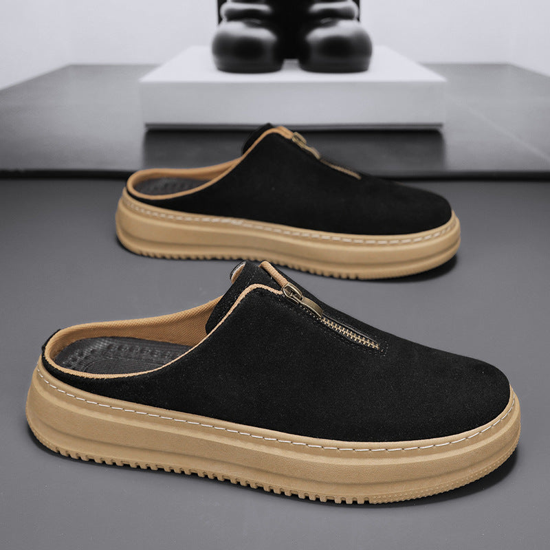 Men's thick-soled elevating casual slip-on slippers by My Store