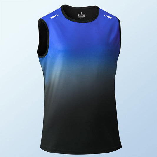 Sleeveless sports T-shirt for outdoor running, fitness, and basketball by My Store