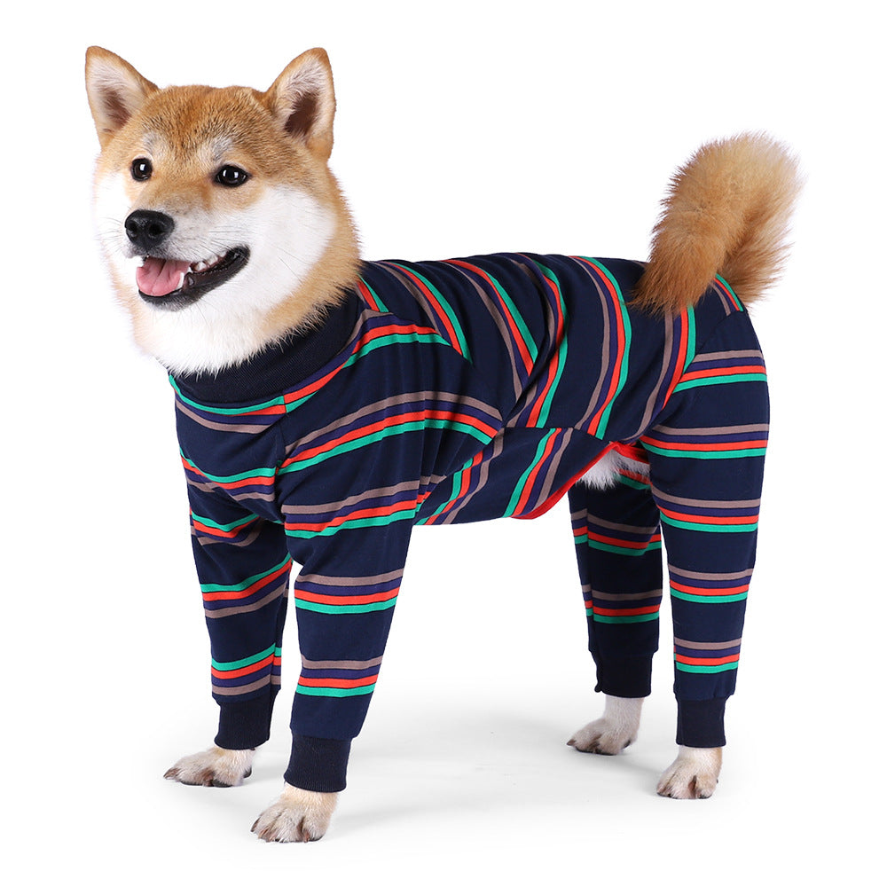 High elastic four-legged dog pajamas with fully surrounded coverage from My Store
