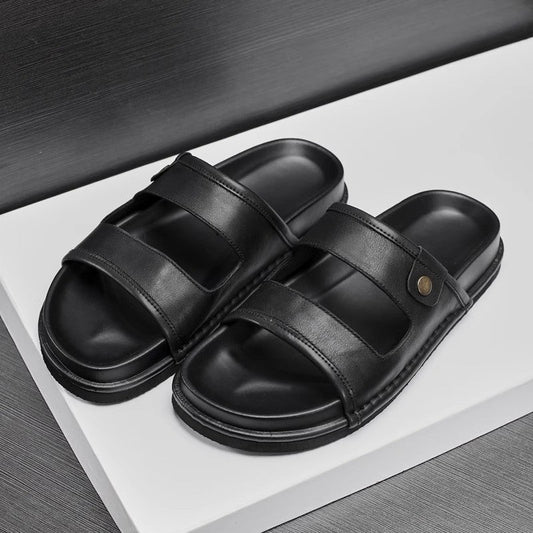Men's fashionable casual breathable beach sandals in a lightweight open-toe design