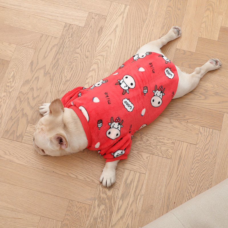 Fashion personality French plush pajamas for pets by My Store
