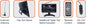 Naxa portable 14.1-inch 12V ACDC TV with digital multimedia player, showing the screen and control buttons.