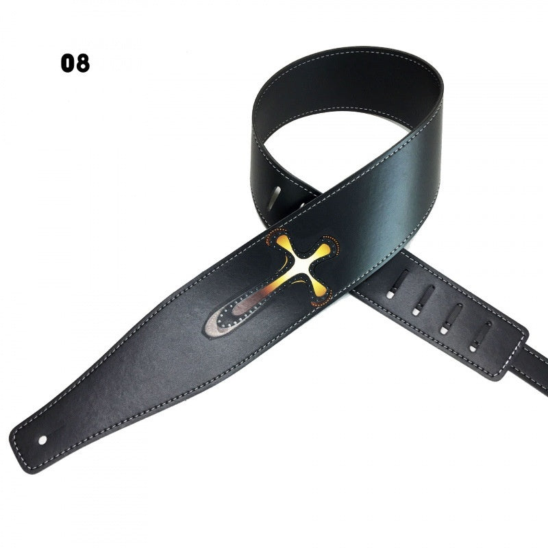 Color printing folk guitar shoulder strap musical instrument accessory by My Store