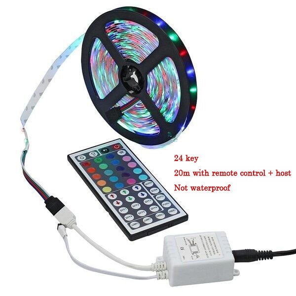 RGB 5050 LED strip light by My Store, flexible multicolor light strip coiled for installation