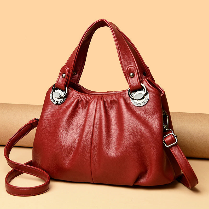 2023 Women's Fashion Soft Leather Tote Bag (Large Capacity)