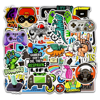 Playstation doodle sticker laptop suitcase by My Store