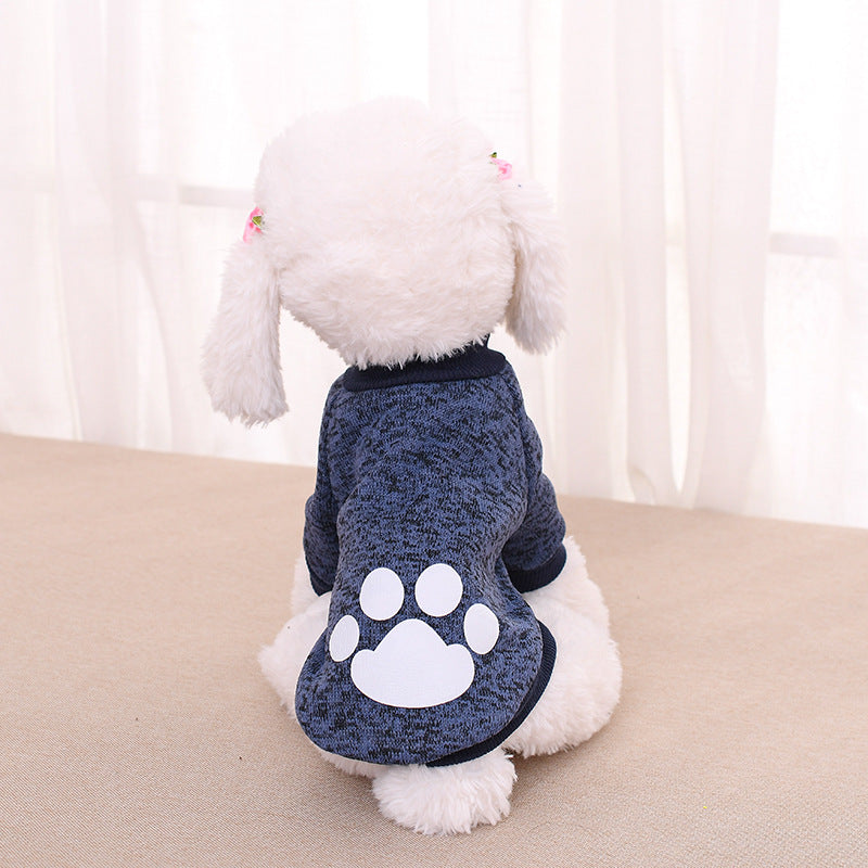Teddy two-legged pet sweater clothing in a soft, cozy design by My Store