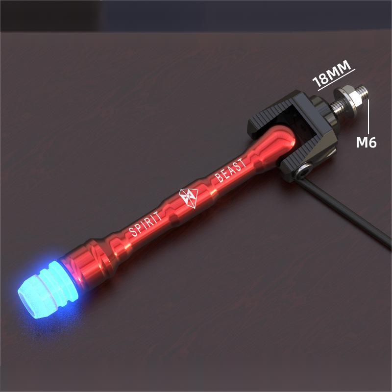 Motorcycle light accessory for electric scooter, calf-mounted design by My Store