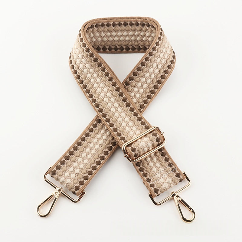 Double-sided polka-dot jacquard bag accessory by My Store
