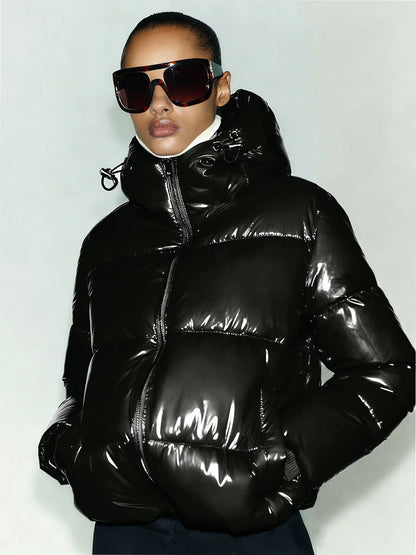 Women's thickened winter sports jacket in a warm, durable design