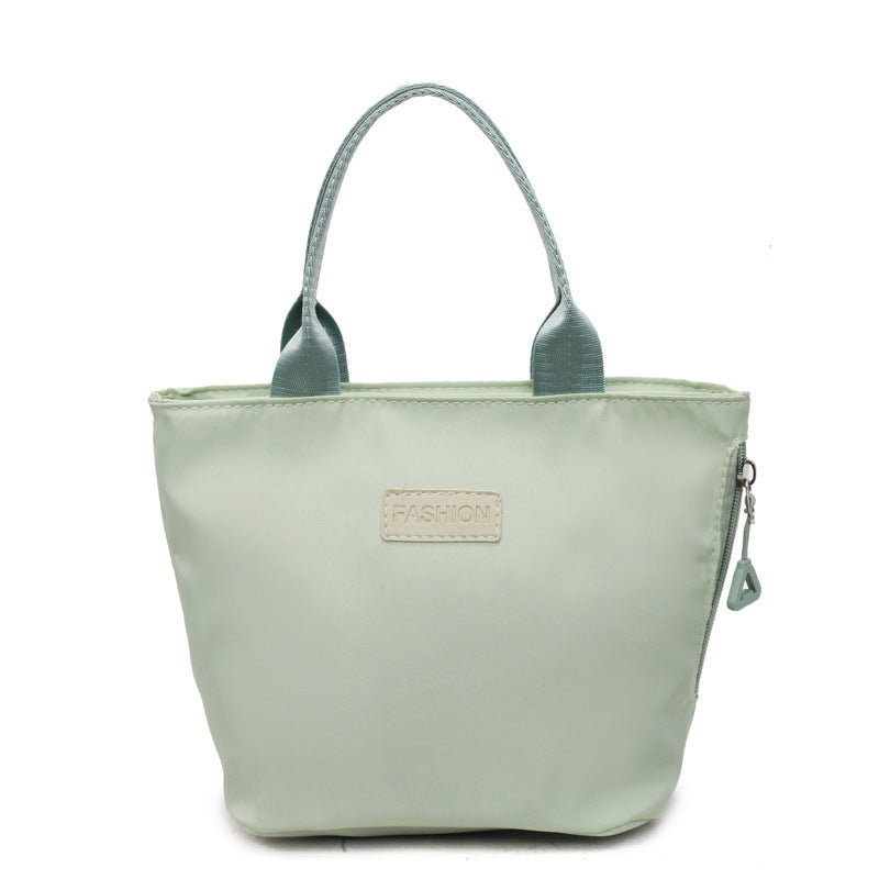 Women's casual fabric tote handbag, versatile commuter shoulder bag in a fashionable design
