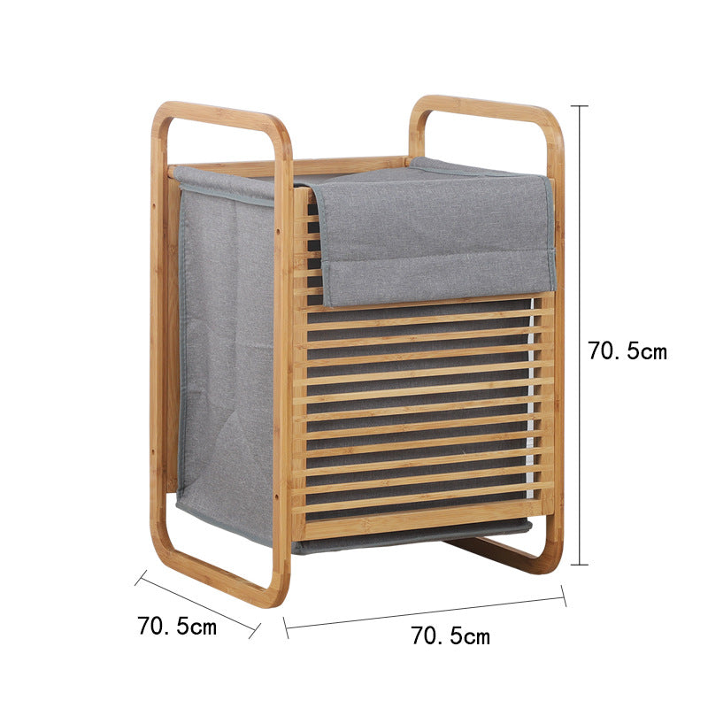 Multifunctional storage basket for bedroom and toilet organization
